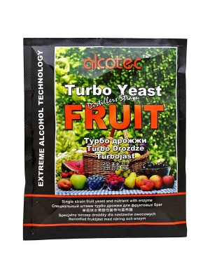 Спиртовые дрожжи Alcotec Turbo Fruit, 60 гр