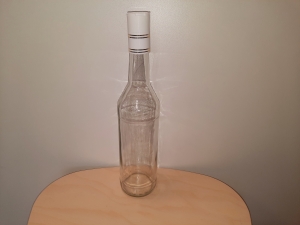 Бутылка Водка винт+колпак полимер трёх-секционный, 0.5л