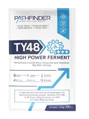 Спиртовые дрожжи Pathfinder "48 Turbo High Power ferment", 135г
